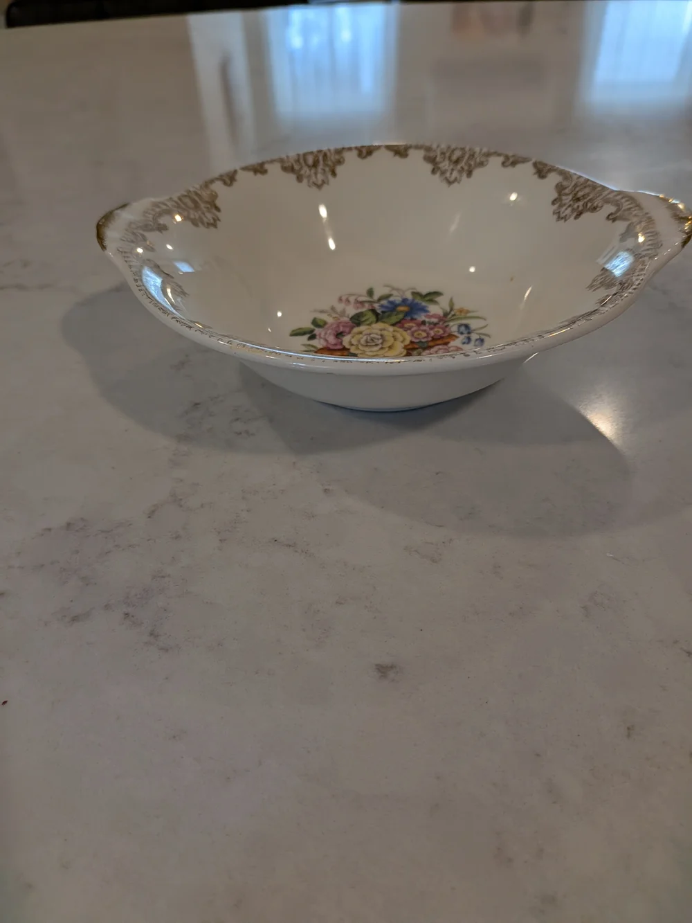 Vintage 1940s Sheffield Porcelain Bowl 2.5